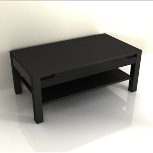 Konferenční stolek, černá / černá s extra vysokým leskem, ADONIS AS 96 0000186930 Tempo Kondela