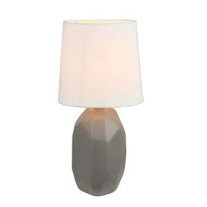 Keramická stolní lampa, šedohnědá taupe, QENNY TYP 3 0000190743 Tempo Kondela