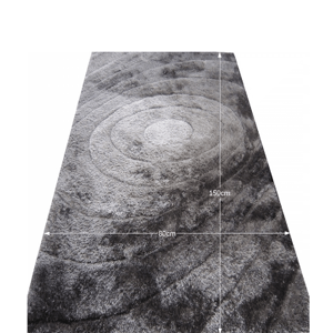 Shaggy koberec VANJA šedý vzor 80x150 cm,Shaggy koberec VANJA šedý vzor 80x150 cm