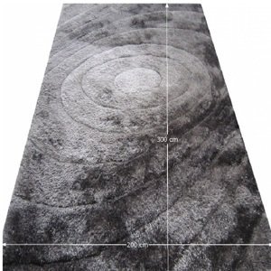 Shaggy koberec VANJA šedý vzor 200x300 cm,Shaggy koberec VANJA šedý vzor 200x300 cm