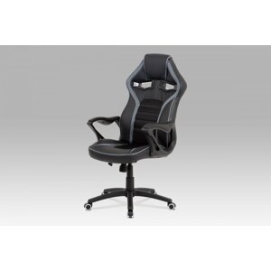 Kancelářská židle KA-G406 ekokůže / látka / plast,Kancelářská židle KA-G406 ekokůže / látka / plast