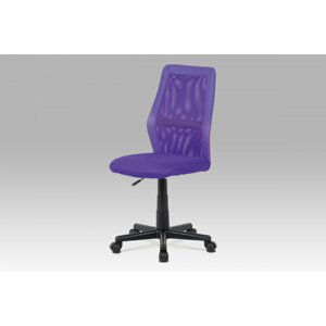 Kancelářská židle MESH KA-V101 látka / ekokůže / plast Fialová,Kancelářská židle MESH KA-V101 látka / ekokůže / plast Fialová