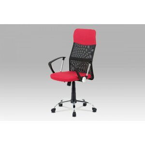 Kancelářská židle KA-V204 látka / chrom Červená,Kancelářská židle KA-V204 látka / chrom Červená