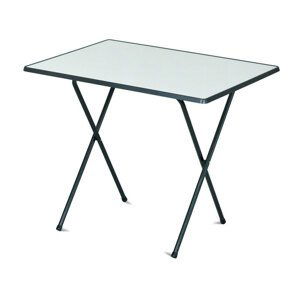Kempingový stůl 60x80 SEVELIT antracit / bílá,Kempingový stůl 60x80 SEVELIT antracit / bílá