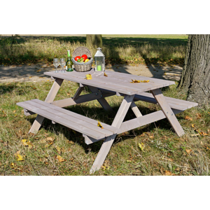 set PIKNIK ŠEDÝ - 160 cm ROJAPLAST