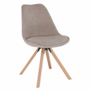 Jídelní židle SABRA látka / dřevo Béžová,Jídelní židle SABRA látka / dřevo Béžová