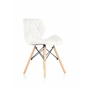 Jídelní židle K281 bílá / buk Halmar