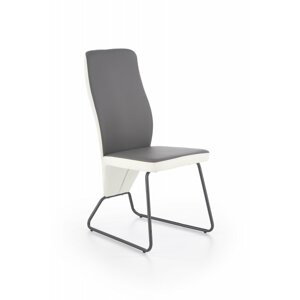 Jídelní židle K300 Bílá / šedá,Jídelní židle K300 Bílá / šedá