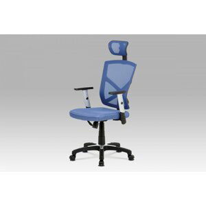Kancelářská židle KA-H104 látka / plast Modrá,Kancelářská židle KA-H104 látka / plast Modrá