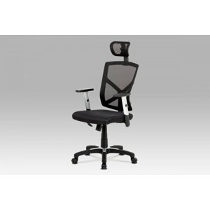 Kancelářská židle KA-H104 látka / plast Černá,Kancelářská židle KA-H104 látka / plast Černá