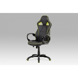 Kancelářská židle KA-E812 ekokůže / plast Zelená,Kancelářská židle KA-E812 ekokůže / plast Zelená