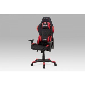 Kancelářská židle KA-V606 látka / plast Červená,Kancelářská židle KA-V606 látka / plast Červená