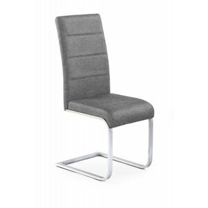 Jídelní židle K351 šedá / chrom - POSLEDNÍ 3 KUSY,Jídelní židle K351 šedá / chrom - POSLEDNÍ 3 KUSY
