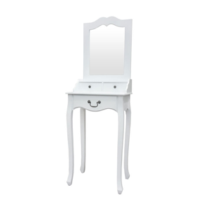 Toaletní stolek, toaletka, bílá, GINO 0000228609 Tempo Kondela