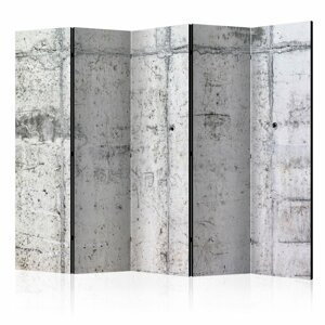 Paraván Concrete Wall Dekorhome 225x172 cm (5-dílný),Paraván Concrete Wall Dekorhome 225x172 cm (5-dílný)