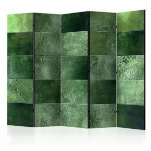 Paraván Green Puzzle Dekorhome 225x172 cm (5-dílný),Paraván Green Puzzle Dekorhome 225x172 cm (5-dílný)