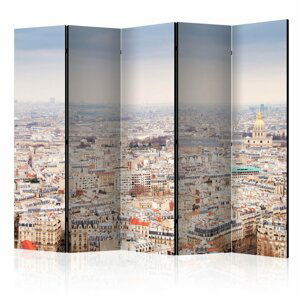 Paraván Paris Streets Dekorhome 225x172 cm (5-dílný),Paraván Paris Streets Dekorhome 225x172 cm (5-dílný)