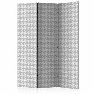 Paraván Dogtooth Check Dekorhome 135x172 cm (3-dílný),Paraván Dogtooth Check Dekorhome 135x172 cm (3-dílný)