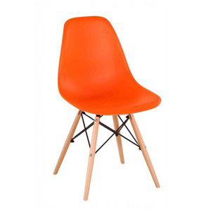 Jídelní židle CINKLA 3 NEW Oranžová,Jídelní židle CINKLA 3 NEW Oranžová