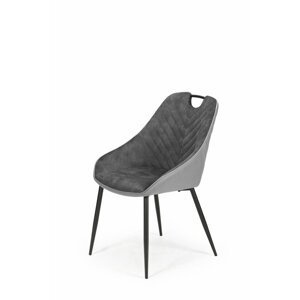 Jídelní židle K412 Tmavě šedá,Jídelní židle K412 Tmavě šedá