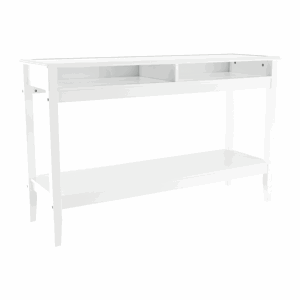 Konzolový stolek FARUS bílá / sklo Tempo Kondela