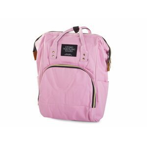 Růžový městský batoh pro rodiče MIREL