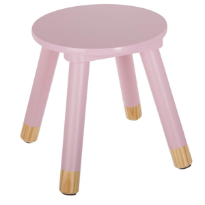 Růžová dětská stolička STOOL PINK