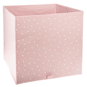 Růžová skládací krabice PINK STAR