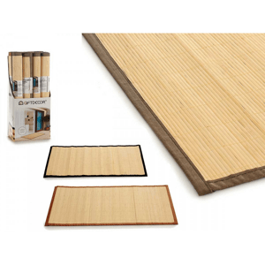 Bambusový protiskluzový koberec BAMBOO ANTISLIP BROWN 50x80 cm
