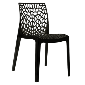 Černá plastová židle BAFO