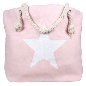 Plážová taška PINK STAR, růžová