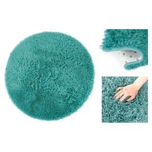 Kulatý modrý koberec KARVAG 160 cm
