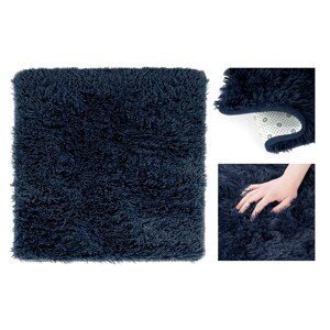 Huňatý tmavě modrý koberec KARVAG Rozměr: 100 x 100 cm