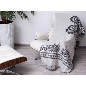 Prémiová deka FLOWER z turecké bavlny 150 x 200 cm