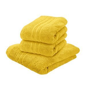 1x osuška COMFORT žlutá + 2x ručník COMFORT žlutý