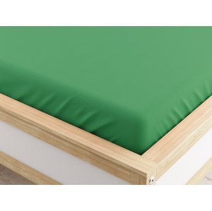 Jersey prostěradlo MICRO zelené 90 x 200 cm