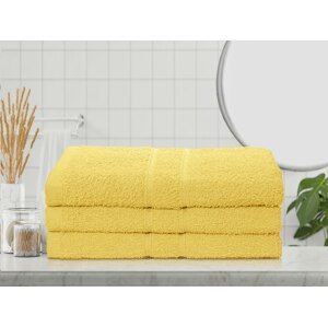 Světle žlutý ručník DONNA