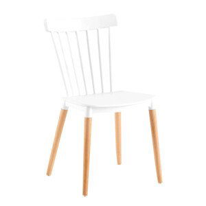 Tempo Kondela Jídelní židle ZOSIMA - bílá + kupón KONDELA10 na okamžitou slevu 3% (kupón uplatníte v košíku)