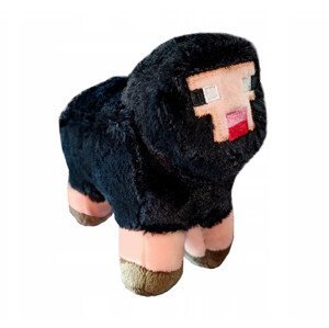 bHome Plyšová hračka Minecraft ovečka černá PHBH1646
