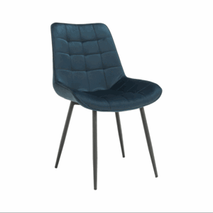 Tempo Kondela Židle SARIN - modrá/černá + kupón KONDELA10 na okamžitou slevu 3% (kupón uplatníte v košíku)