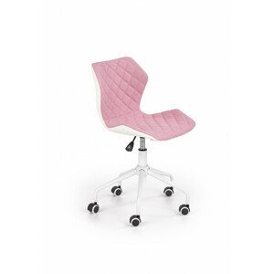 Halmar Kancelářská židle MATRIX 3 - růžová/bílá