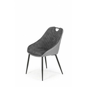 Halmar Jídelní židle K412 - šedá