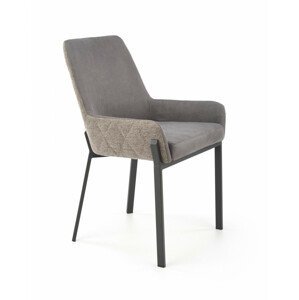 Halmar Jídelní židle K439 - šedá/béžová