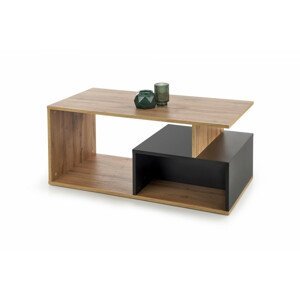 Halmar Konferenční stolek COMBO - dub wotan/černá