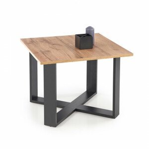 Halmar Konferenční stolek CROSS - dub wotan/černá