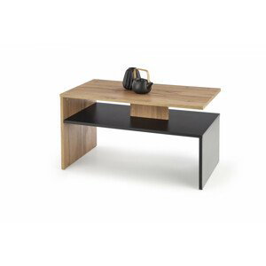 Halmar Konferenční stolek SIGMA - dub wotan/černá