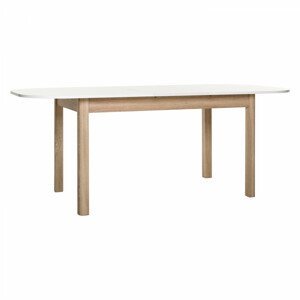 Idea Jídelní stůl LUND - dub sonoma/bílá