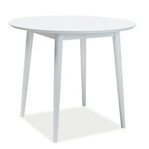 Casarredo Jídelní stůl kulatý LARSON 90x90 cm bílá