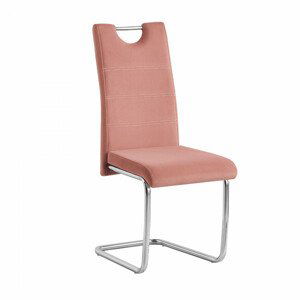 Tempo Kondela Jídelní židle ABIRA NEW - růžová + kupón KONDELA10 na okamžitou slevu 3% (kupón uplatníte v košíku)