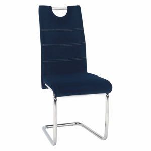 Tempo Kondela Jídelní židle ABIRA NEW - modrá + kupón KONDELA10 na okamžitou slevu 3% (kupón uplatníte v košíku)